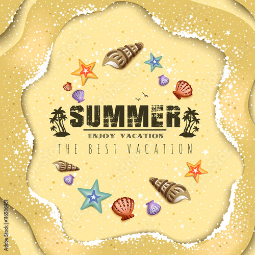 beautiful beach resort