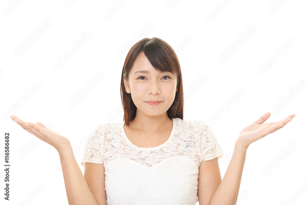 笑顔の女性 笑顔の女性