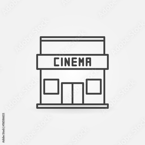 Cinema building icon