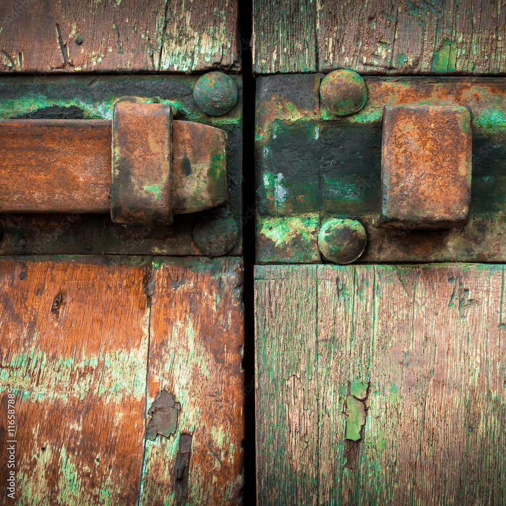 Rusty metal bolt Rusty metal bolt