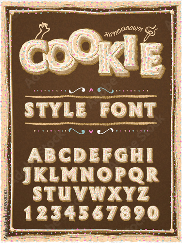 tempting cookies font
