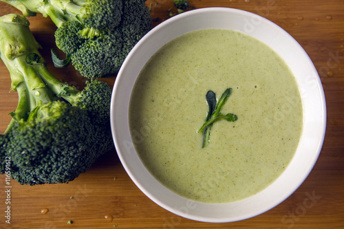 Принти на полотні cream of broccoli soup