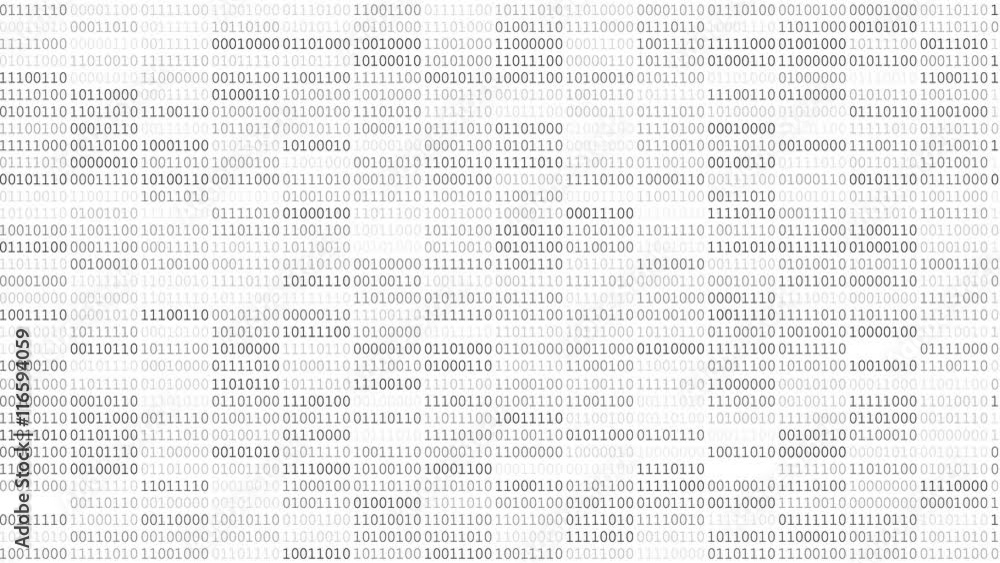 Binary Code Screen Binary Code Screen