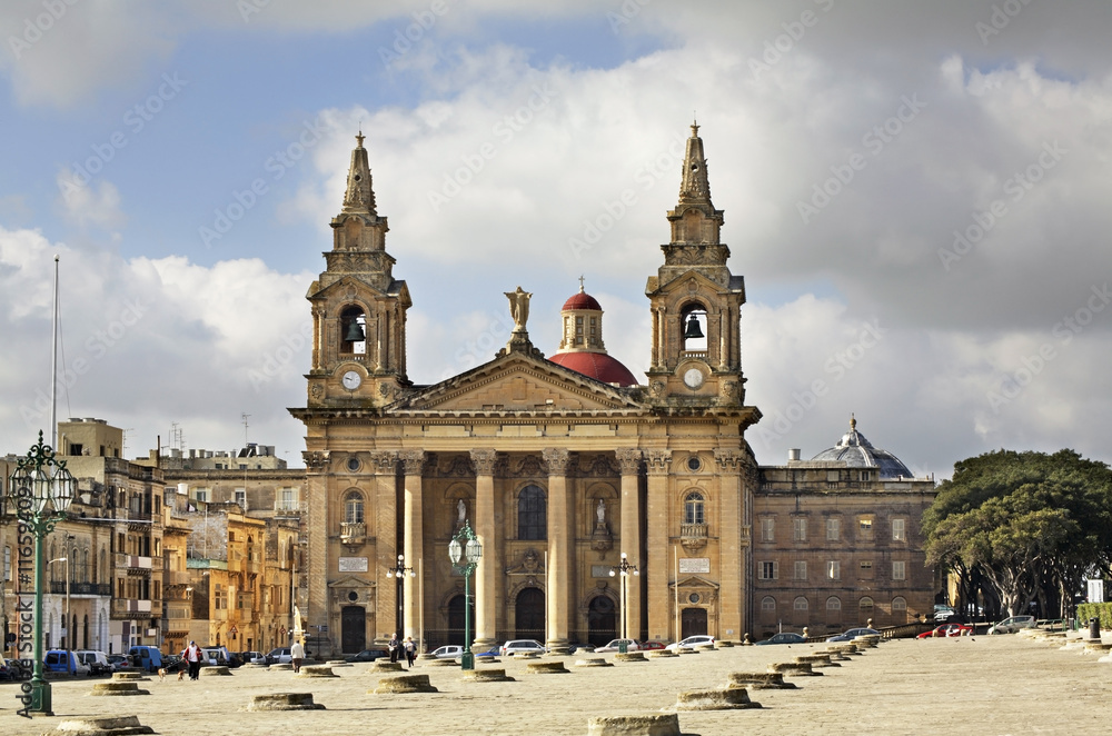 Church of St. Publius in Floriana. Malta