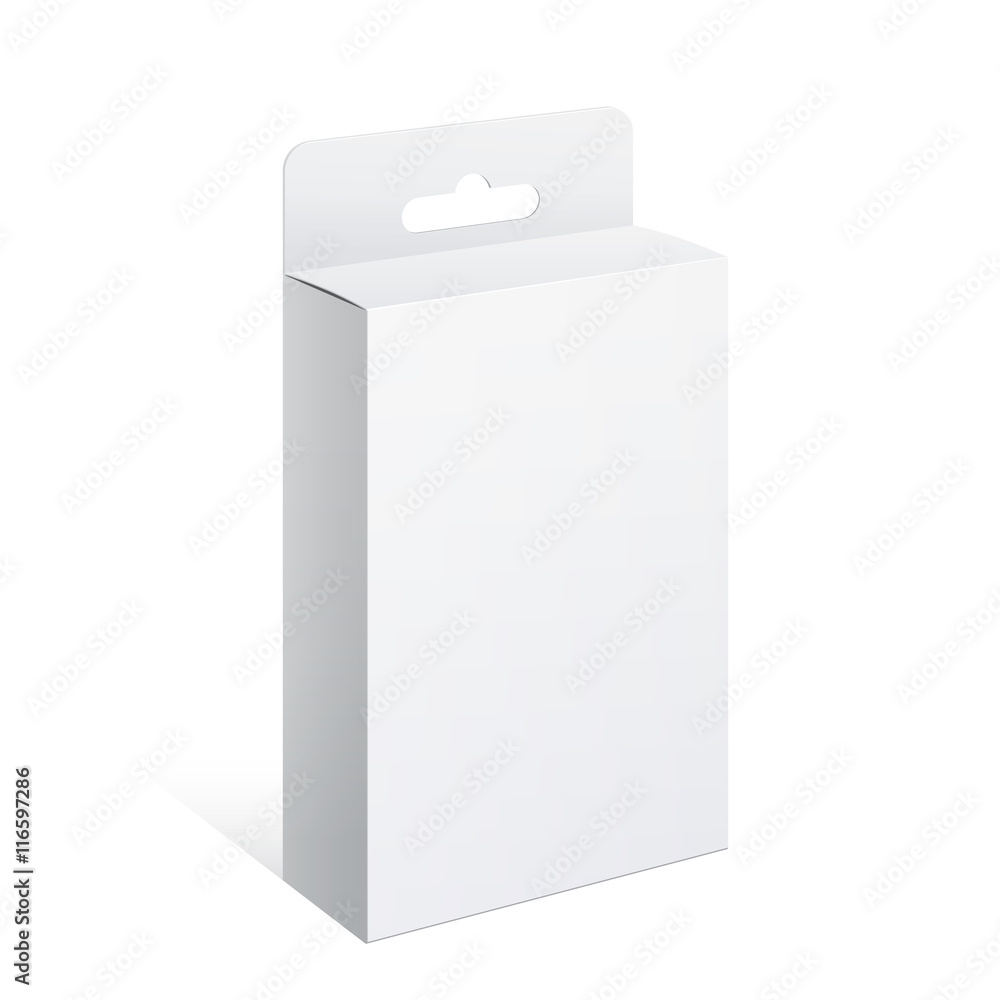 White Package Box. For Software, electronic device White Package Box. For Software, electronic device