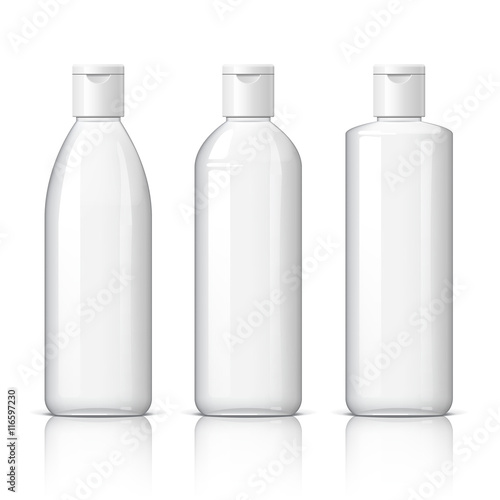 Realistic Cosmetic bottle can sprayer container.