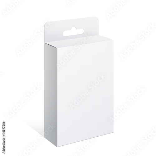White Package Box. For Software, electronic device