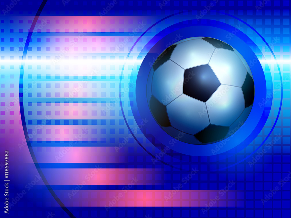 Naklejka premium Soccer background