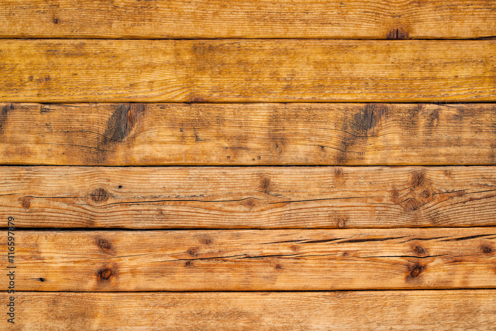 Naklejka premium Wooden planks as background