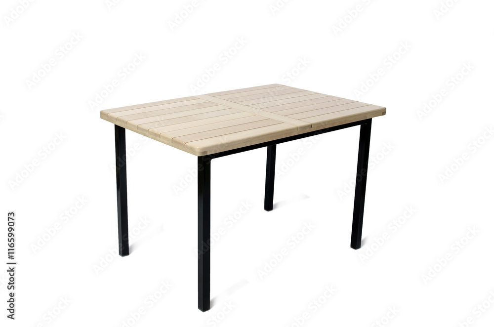 Table furniture isolated on the white Table furniture isolated on the white