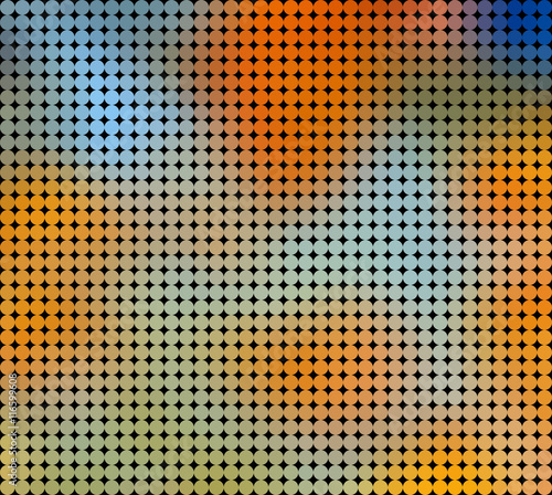 colorful circle dots geometric low poly gradient graphic background vector eps10