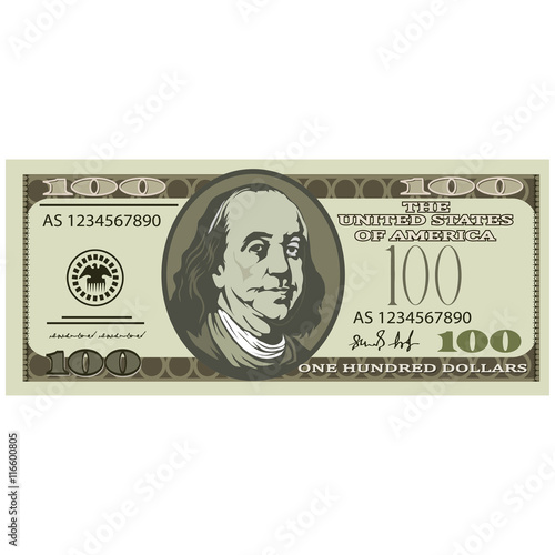 One hundred dollar bill