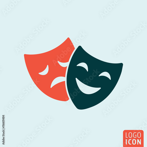 Theater mask icon