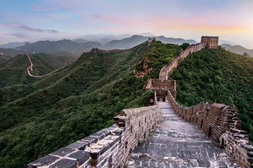 Leinwandbilder Chinesische Mauer Sieben Weltwunder Chinesische Mauer  © kikujungboy