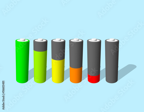 Battery charge level indica...