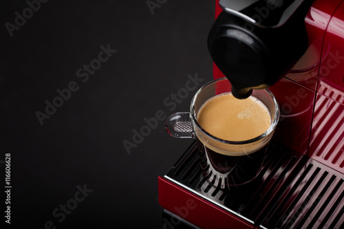 Fotografiet Cup of freshly brewed coffee