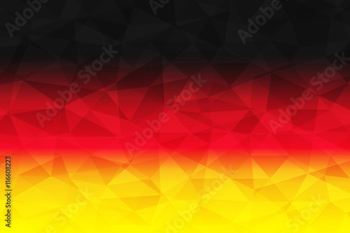 Germany Flag polygonal