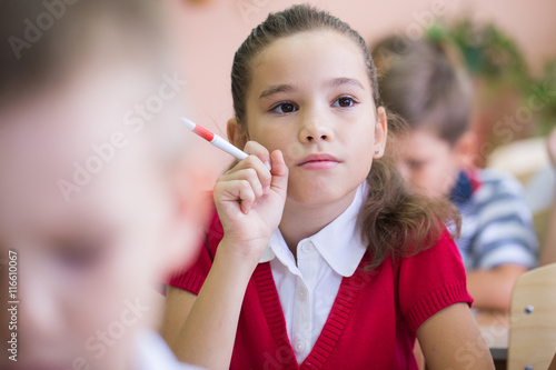 Obraz na plátně schoolgirl