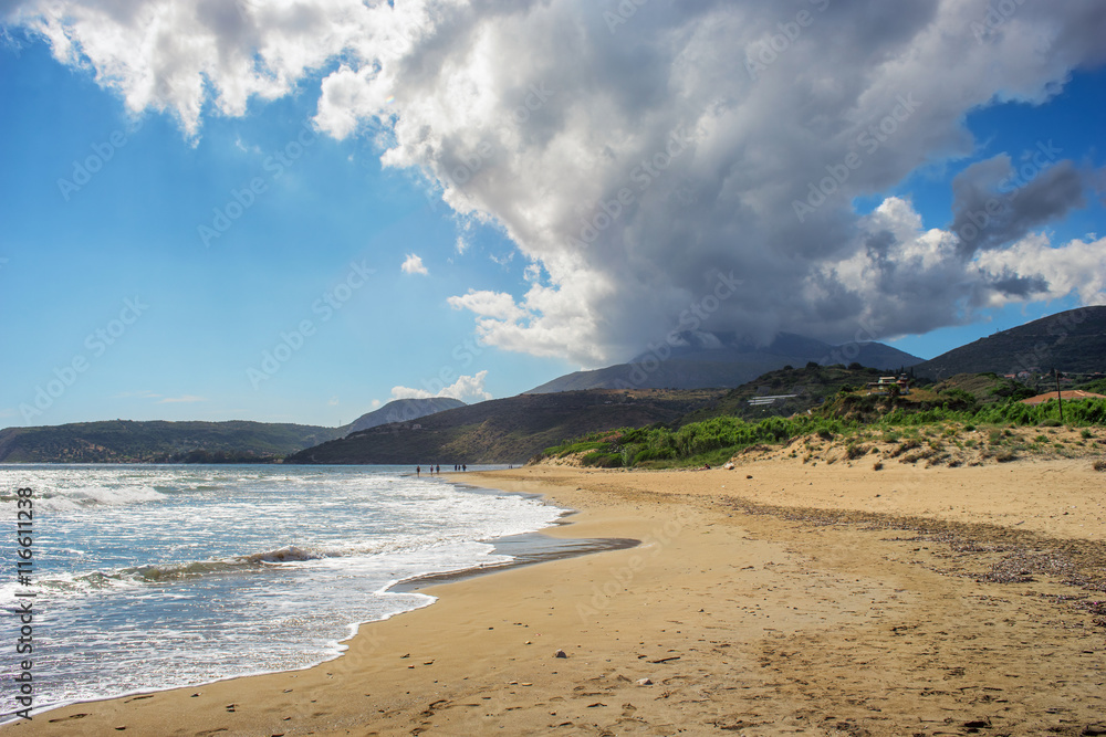 Mounda Beach in Kefalonia, Ionian Islands, Greece Mounda Beach in Kefalonia, Ionian Islands, Greece