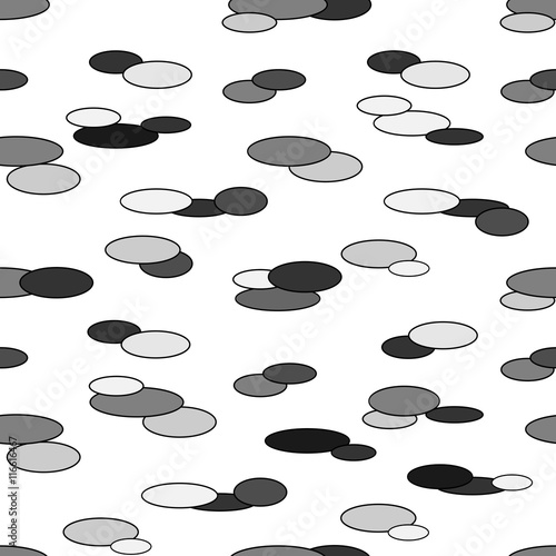 Oval chaotic seamless pattern 68.07