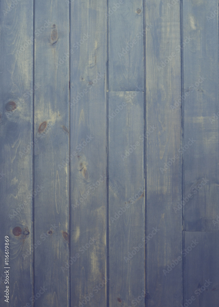 Fototapeta premium Blue Wood Background