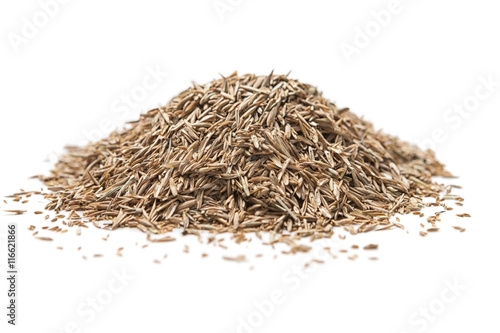 Pile of grass seed
