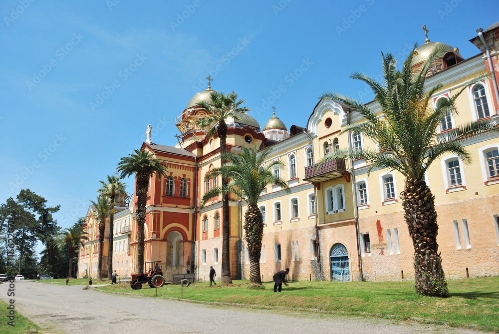The monastery in Abkhazia