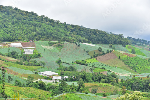 Views of the mountains in Khun Sathan national park