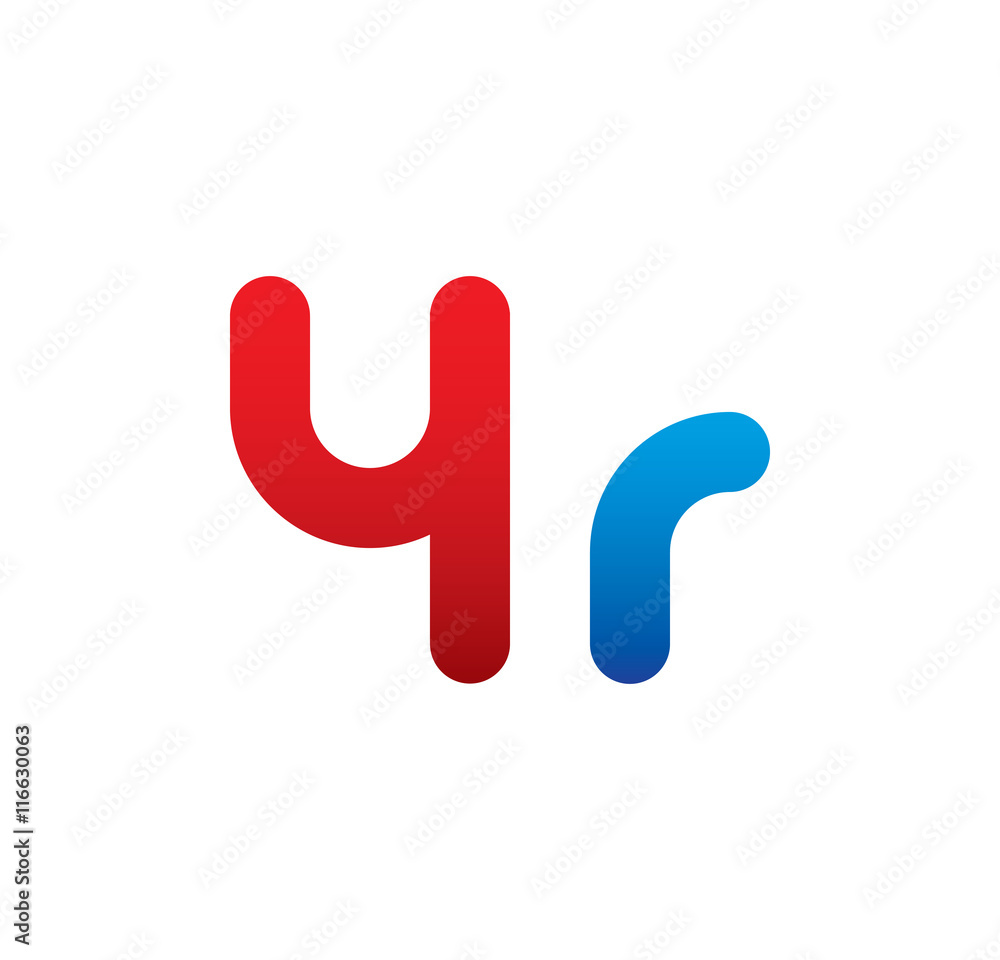 4r logo initial blue and red 4r logo initial blue and red