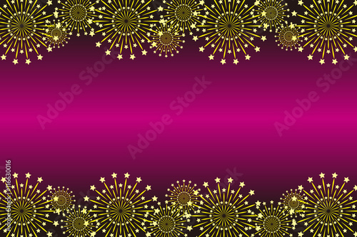 背景素材壁紙,夏祭り,打ち上げ花火,夜空,スターマイン,光,輝き,コピースペース,メッセージスペース