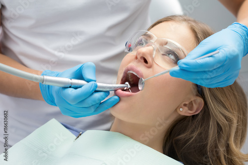 Girl in dentistry photo