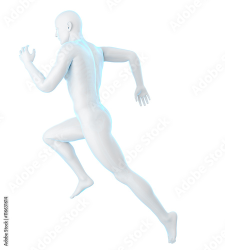 3d rendered medically accurate illustration of a runner