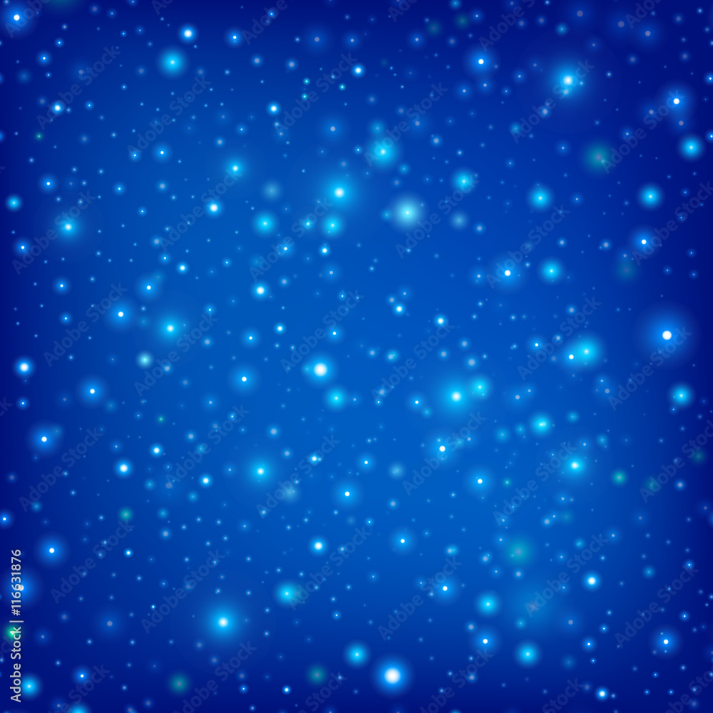 Abstract blue background with falling snawflakes. Abstract blue background with falling snawflakes.