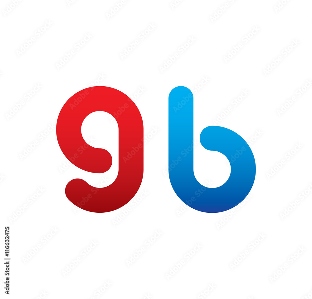 9b logo initial blue and red 9b logo initial blue and red