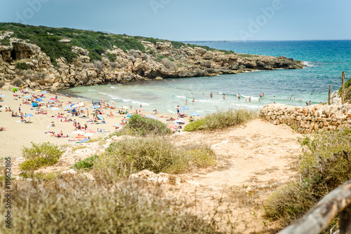 Calamosche, sicilian beach photo