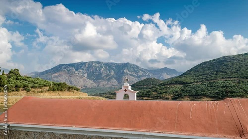 Sfentyli church in Aposelemis artificial lake photo