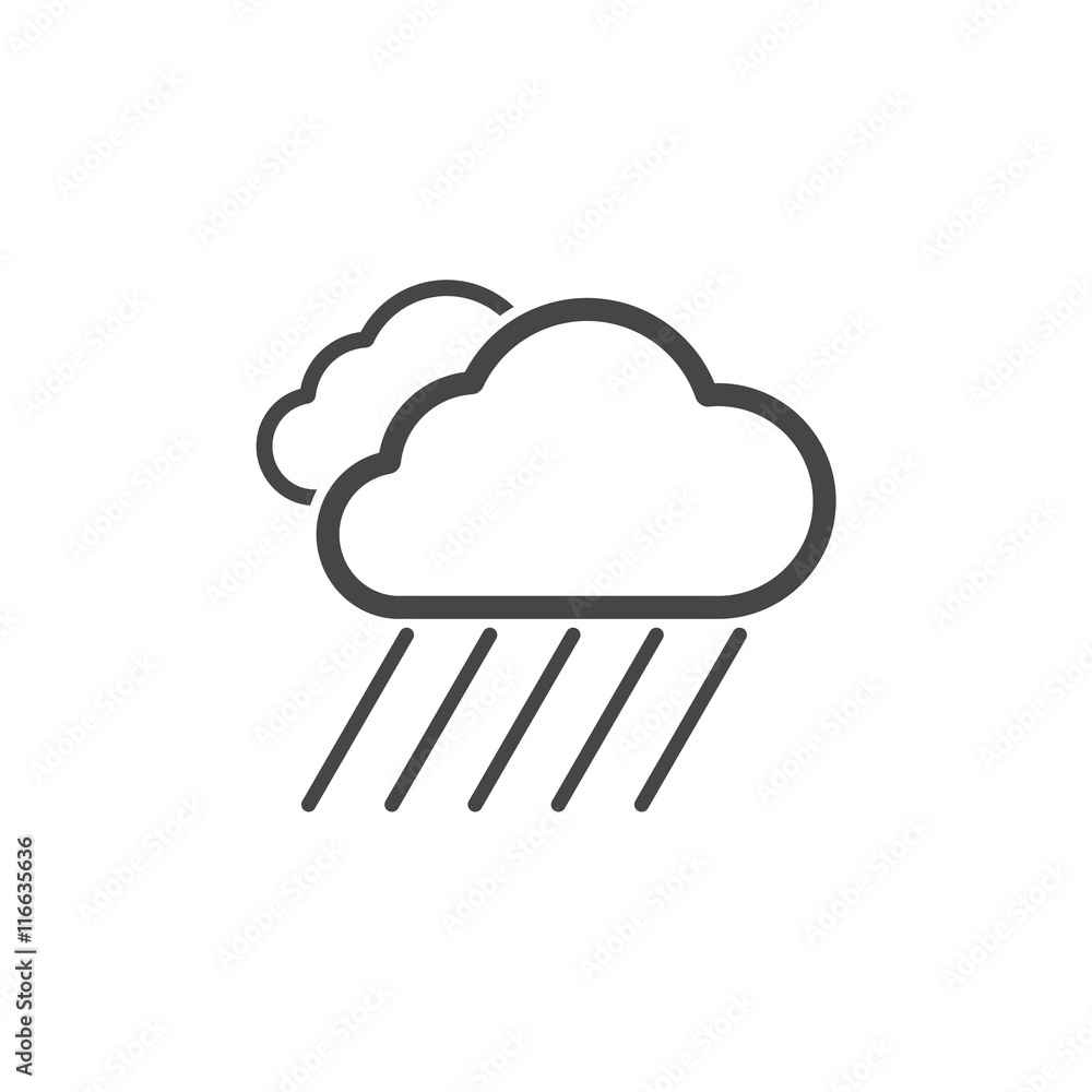 Rain Icon, cloud rain icon Rain Icon, cloud rain icon