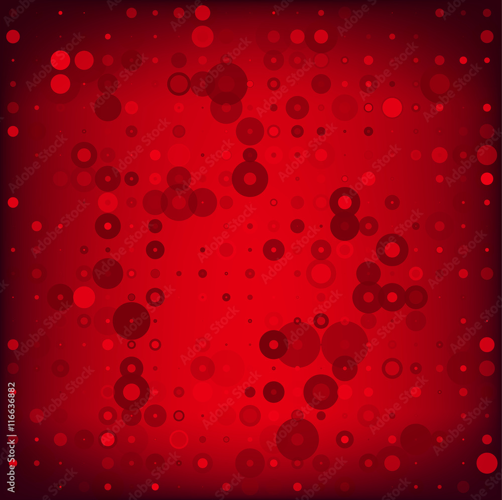 Red geometric abstract background.