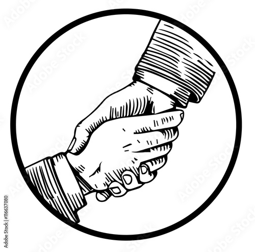 Helping hand engraving