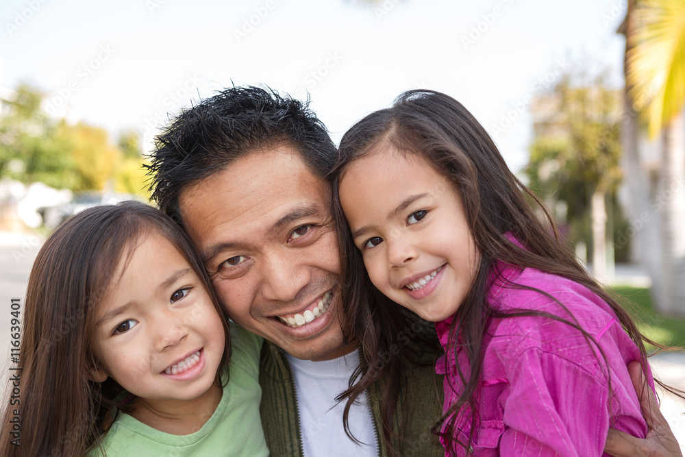Fototapeta premium Father and his daughter