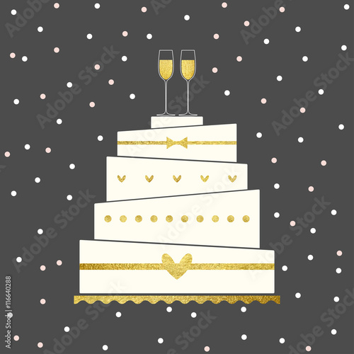 Wedding Cake Card