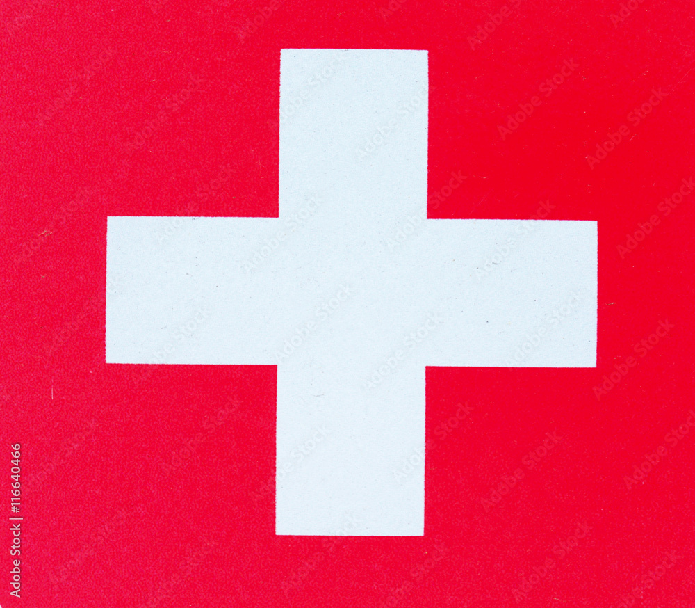 Fototapeta premium Schweizer Flagge