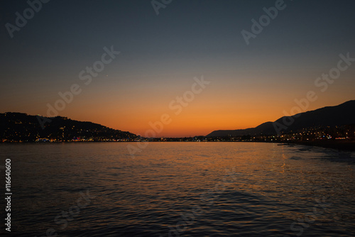 Alanya in the evening