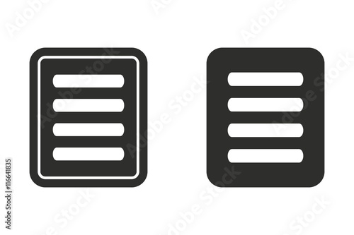 Menu - vector icon.