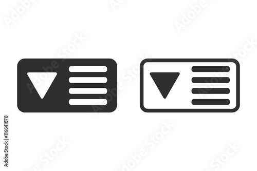 Menu - vector icon.