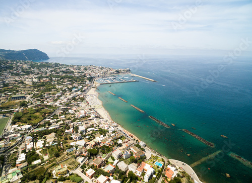 Aerial View of Ischia Island, Italy