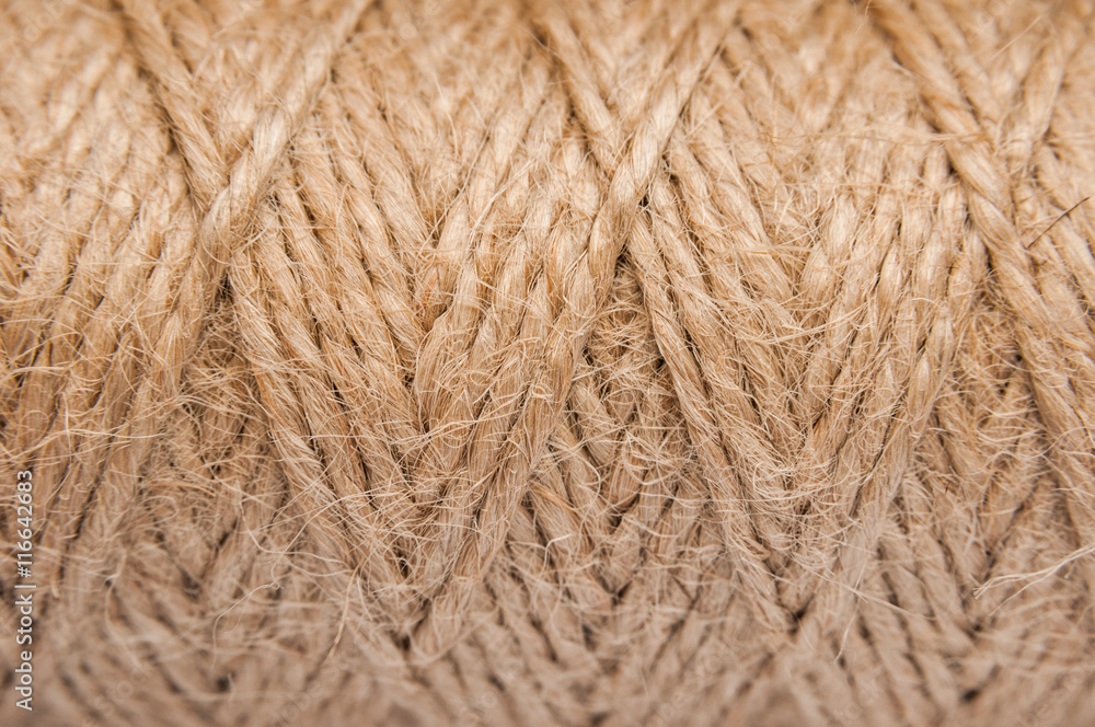 Jute rope. sisal brown natural background Jute rope. sisal brown natural background