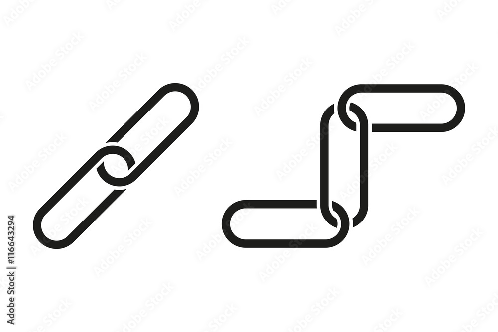 Fototapeta premium Link - vector icon.