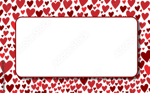 Heart Message Background