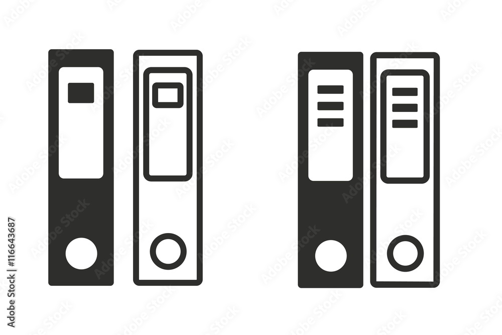 Binder - vector icon. Binder - vector icon.